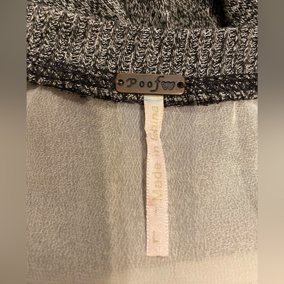 Proof Women’s spring cardigan open-front Gray, L - Picture 6 of 9